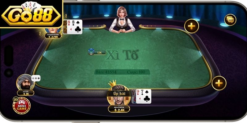 Các hành động quan trọng trong Xì Tố GO88