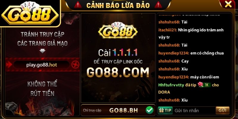 Một số lưu ý khi truy cập